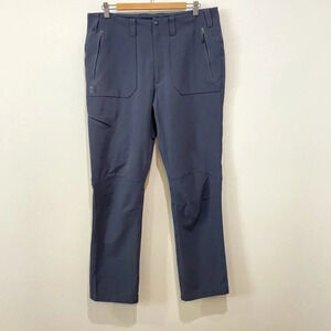 MEC Large Nylon Stretch Pullon Hiking Pants Athletic in Stormy Grey Size 36